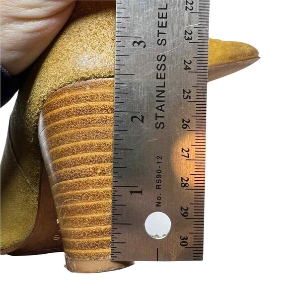 Maje Suede Tan Fringe Western Ankle Bootie Size 38 / 7.5 - Picture 12 of 12